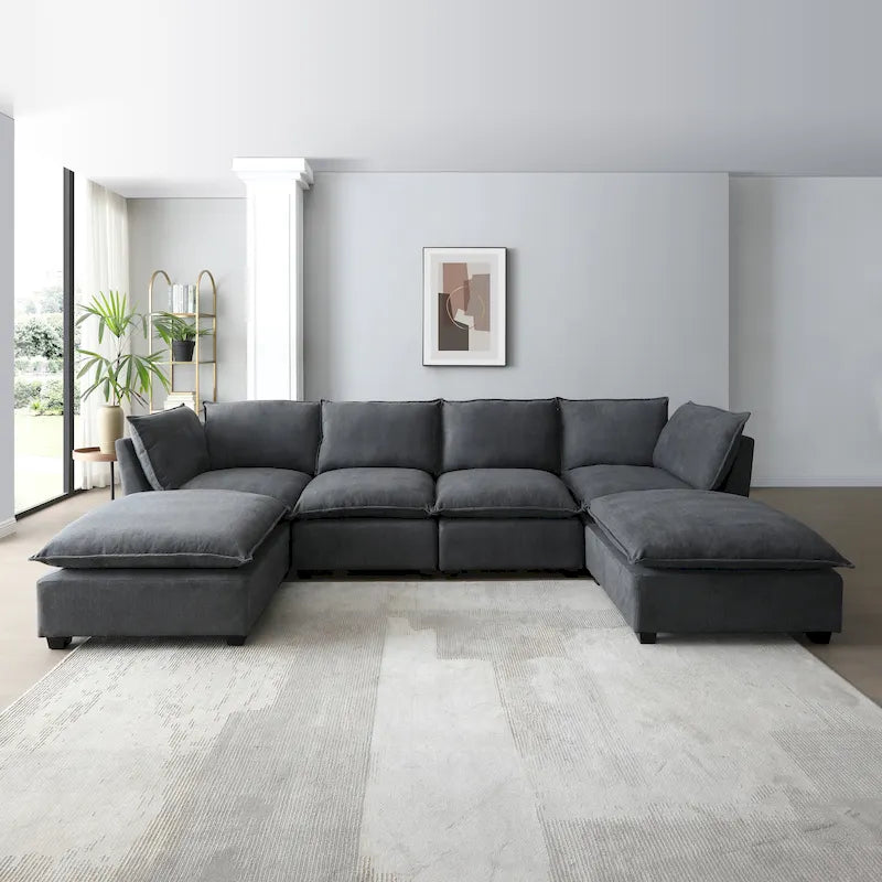 Canapé modulable de 130 pouces