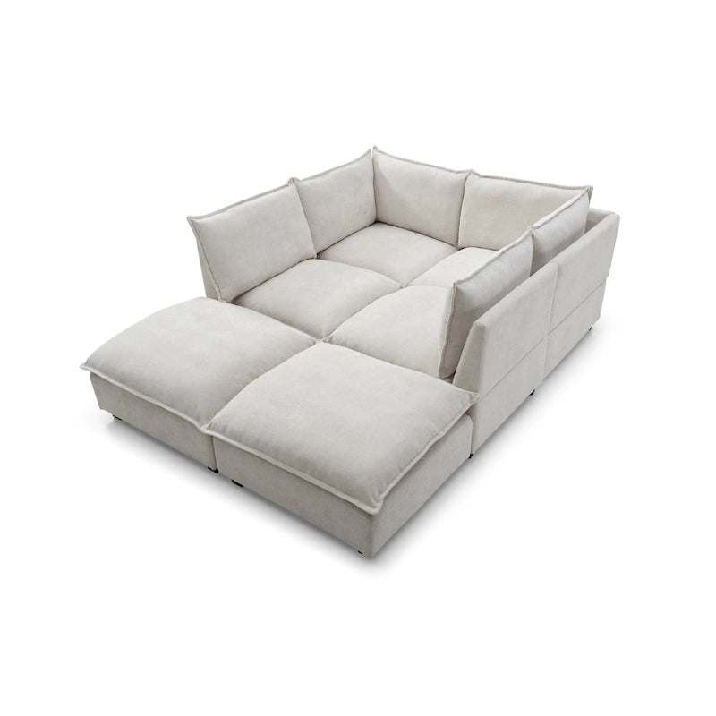 Canapé modulable de 130 pouces