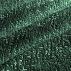 110,2 Canapé trois places en chenille, 1 pouf