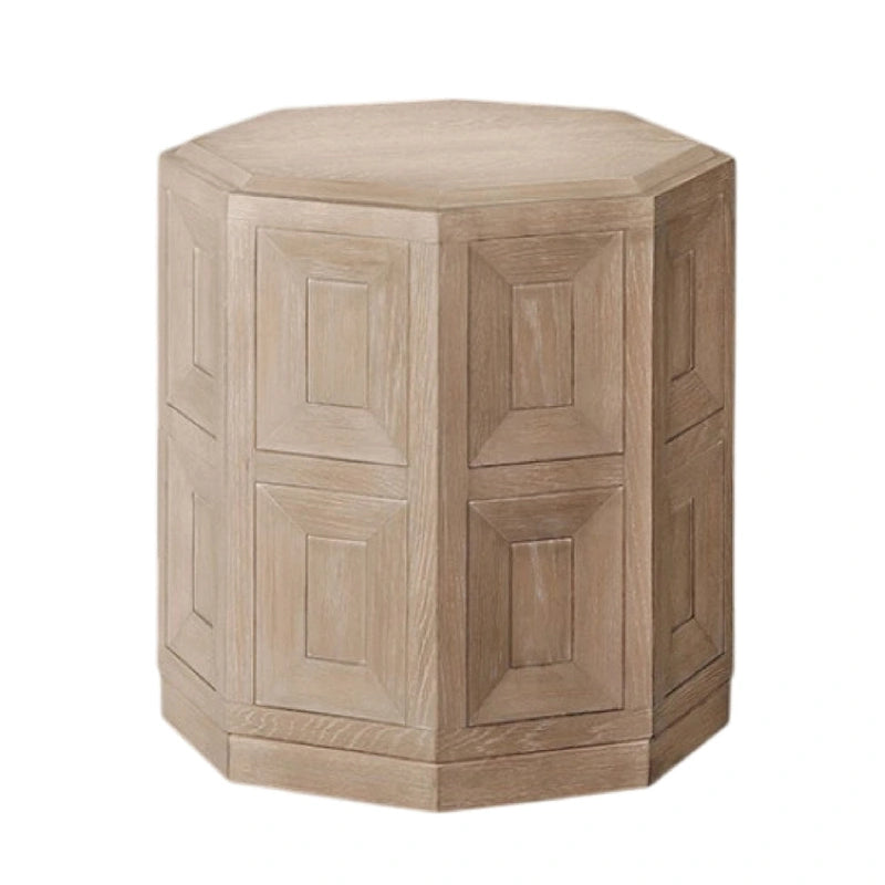 Table d'appoint rectangulaire Tawny Brown avec roulettes - 50,8 cm