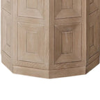 Table d'appoint rectangulaire Tawny Brown avec roulettes - 50,8 cm
