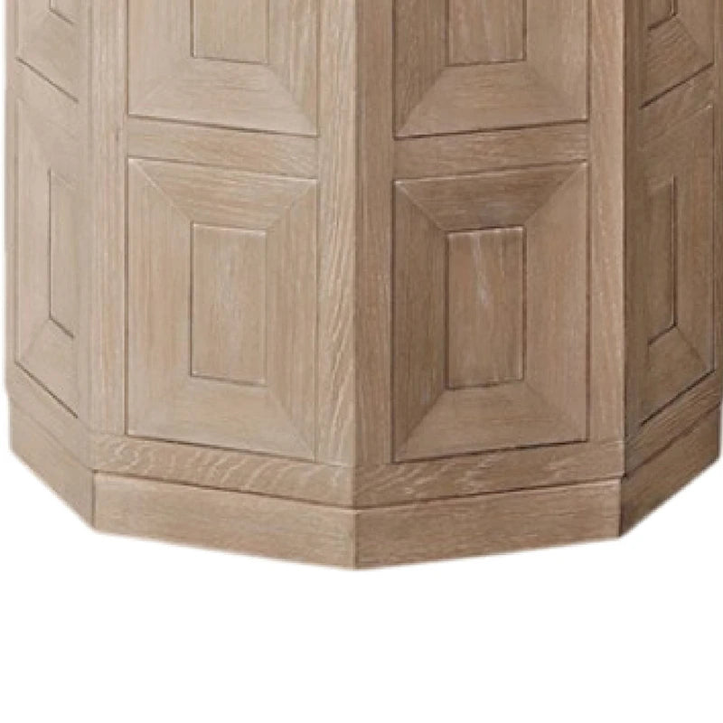 Table d'appoint rectangulaire Tawny Brown avec roulettes - 50,8 cm