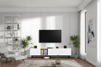 76 TV Stand with Doors & Large Storage for TVs Up to 80