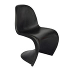 Chaise Panton noire moderne