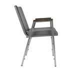 Chaise empilable robuste avec accoudoirs - 21P x 21L x 31H