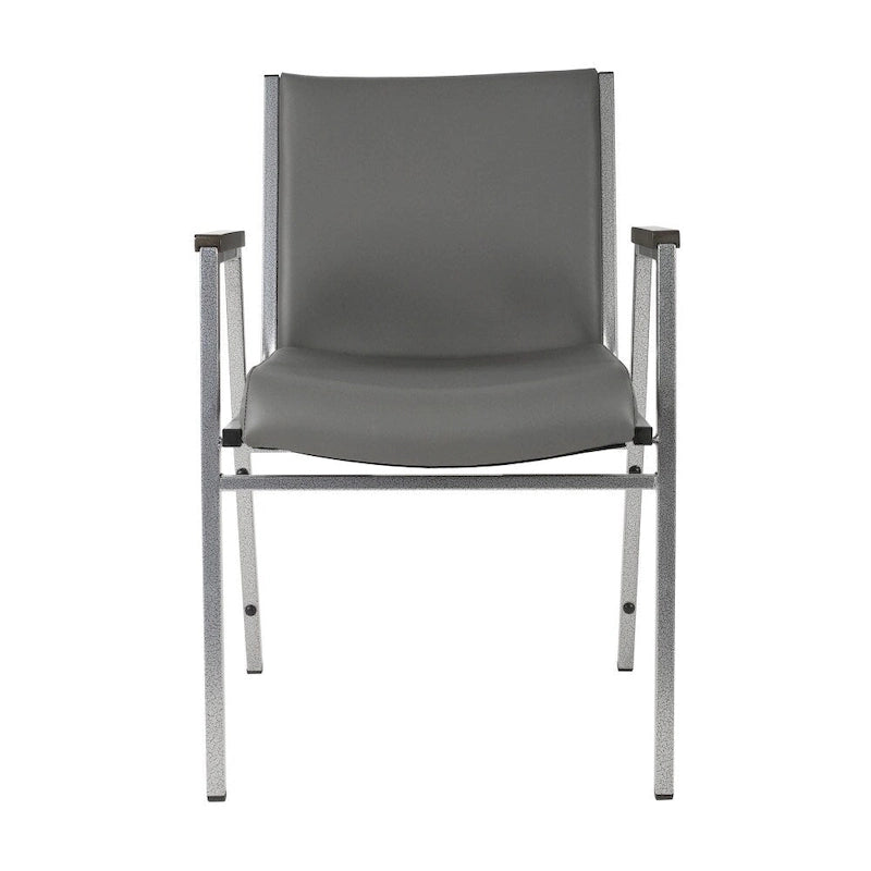 Chaise empilable robuste avec accoudoirs - 21P x 21L x 31H