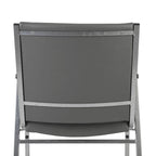 Chaise empilable robuste avec accoudoirs - 21P x 21L x 31H