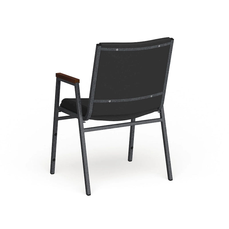 Chaise empilable robuste avec accoudoirs - 21P x 21L x 31H