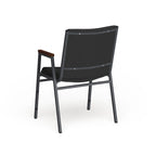 Chaise empilable robuste avec accoudoirs - 21P x 21L x 31H