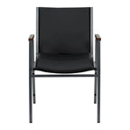 Chaise empilable robuste avec accoudoirs - 21P x 21L x 31H