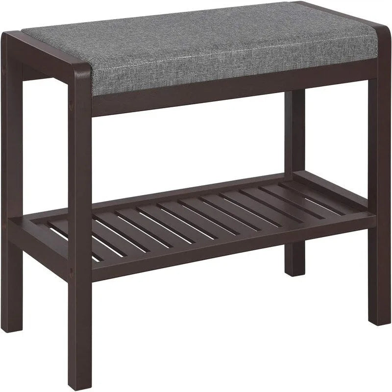 Banc à chaussures avec coussin – 32 P x 60 L x 43 H cm
