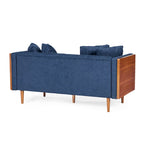 Causeuse capitonnée Borah avec coussins décoratifs de Christopher Knight Home