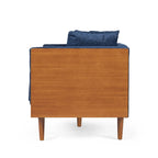 Causeuse capitonnée Borah avec coussins décoratifs de Christopher Knight Home