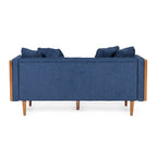 Causeuse capitonnée Borah avec coussins décoratifs de Christopher Knight Home