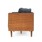 Causeuse capitonnée Borah avec coussins décoratifs de Christopher Knight Home