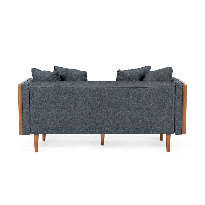 Causeuse capitonnée Borah avec coussins décoratifs de Christopher Knight Home