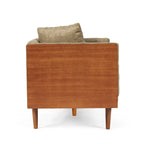Causeuse capitonnée Borah avec coussins décoratifs de Christopher Knight Home