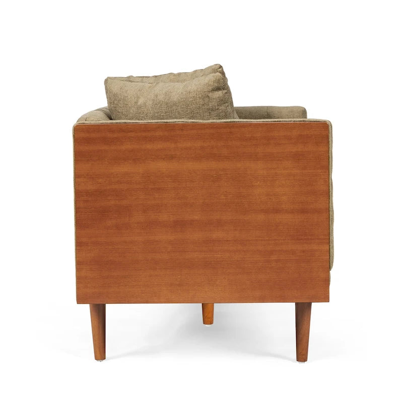 Causeuse capitonnée Borah avec coussins décoratifs de Christopher Knight Home