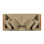 Causeuse capitonnée Borah avec coussins décoratifs de Christopher Knight Home