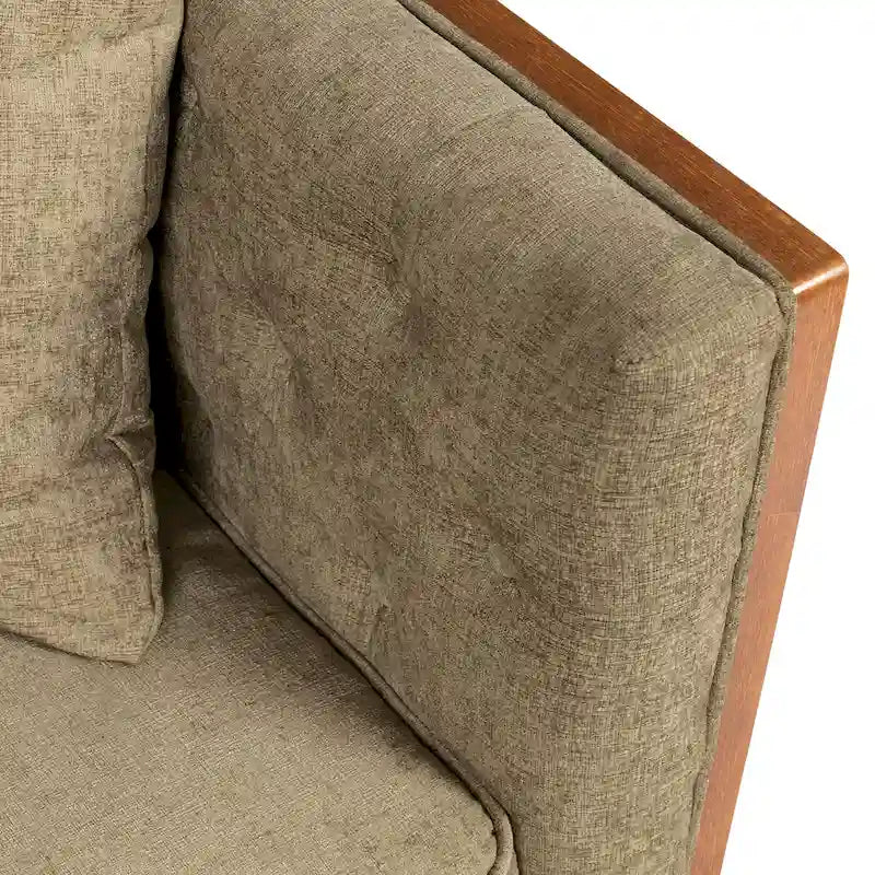 Causeuse capitonnée Borah avec coussins décoratifs de Christopher Knight Home