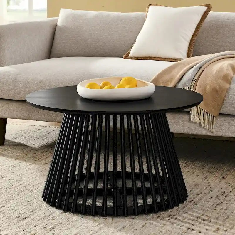 Table basse moderne minimaliste, table basse en bois massif, table basse de style nordique, design simple, convient à la maison