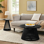Table basse moderne minimaliste, table basse en bois massif, table basse de style nordique, design simple, convient à la maison