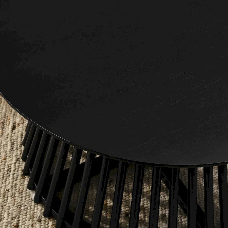 Table basse moderne minimaliste, table basse en bois massif, table basse de style nordique, design simple, convient à la maison