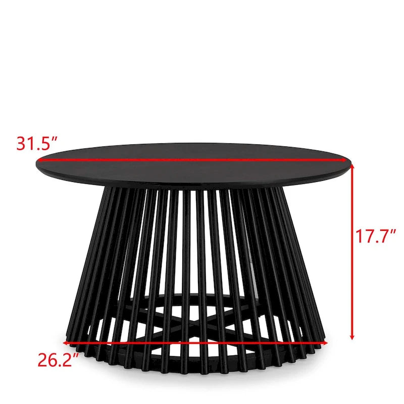 Table basse moderne minimaliste, table basse en bois massif, table basse de style nordique, design simple, convient à la maison