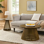 Table basse moderne minimaliste, table basse en bois massif, table basse de style nordique, design simple, convient à la maison
