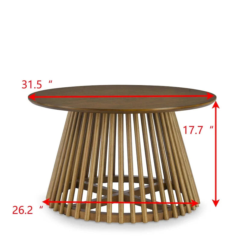 Table basse moderne minimaliste, table basse en bois massif, table basse de style nordique, design simple, convient à la maison