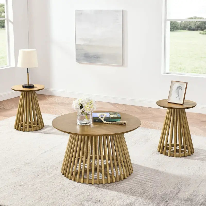 Table basse moderne minimaliste, table basse en bois massif, table basse de style nordique, design simple, convient à la maison