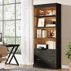Meuble de classement vertical moderne et haut de 72 pouces pour bureau à domicile