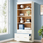 Meuble de classement vertical moderne et haut de 72 pouces pour bureau à domicile
