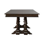 Table à tréteaux de salle à manger avec chaises - Cerisier satiné, Configurations multiples